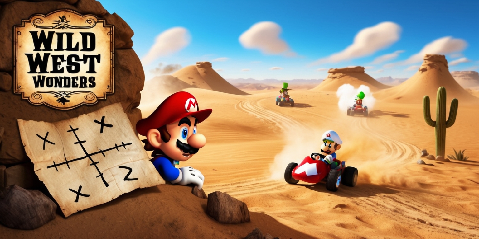Wild West Wonders: Navigating Mario Kart's Desert Secrets