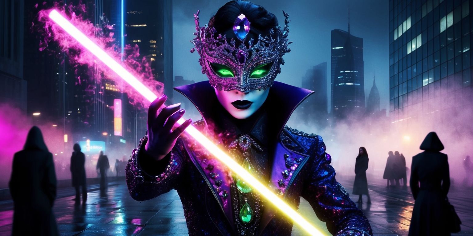 Masquerade of Shadows: Neon’s Twisted Pursuit